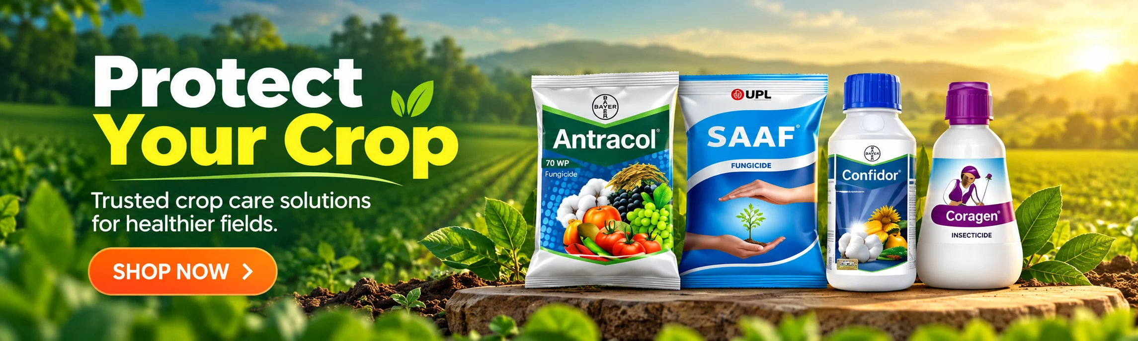 Protect your crop with genuine crop care products