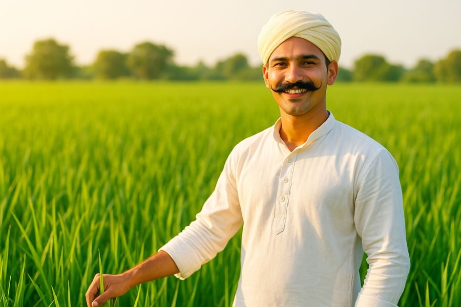 Healthy crop ready for harvest