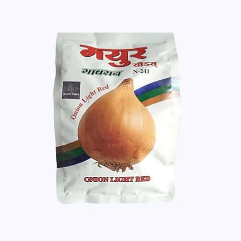 Mayur N- 241 Light Red Onion Seeds - 500g