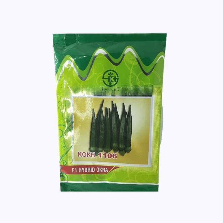 Kaveri KOKH 1106 Okra Seeds - 100 gm