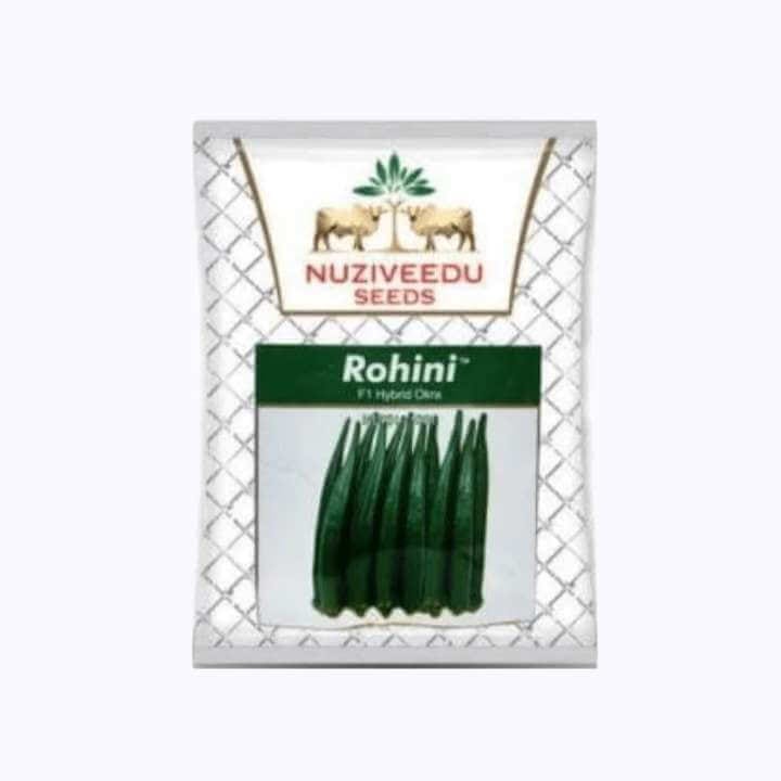 नुजिवीदु रोहिणी F1 हाइब्रिड ओकरा बीज - 100 ग्राम