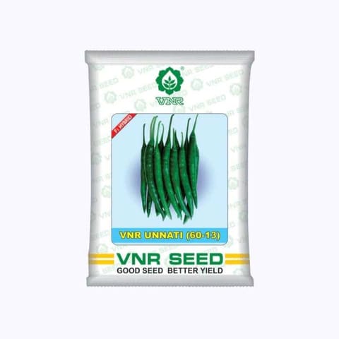 VNR Unnati (60-13) Hybrid Chilli Seeds - 10 gm