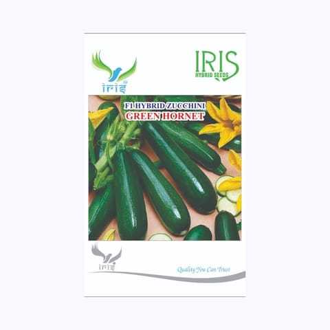 Iris Green Hornet Zucchini Seeds