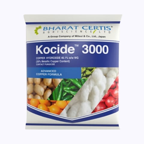 भारत सर्टिस कोसाइड 3000 कॉपर हाइड्रोक्साइड 46.1% डब्ल्यूजी फफूंदनाशक