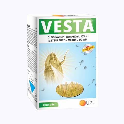 यूपीएल वेस्टा हर्बिसाइड - क्लोडिनाफॉप प्रोपरगिल 15%+मेटसल्फ्यूरॉन मिथाइल 1% WP