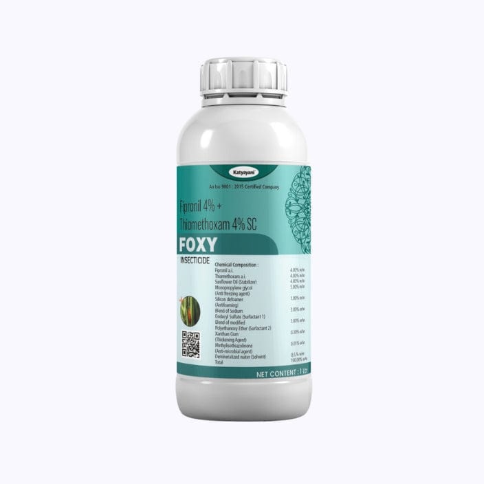 Katyayani Foxy Insecticide - Fipronil 4% + Thiomethoxam 4% SC