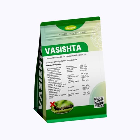 Katyayani Vasishta Insecticide - Chlorantraniliprole 0.5% + Thiamethoxam 1% GR