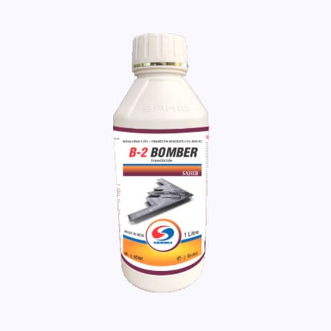 Sahib B-2 Bomber Insecticide - Novaluram 5.25%+ Emamectin benzoate 0.9% w/w SC