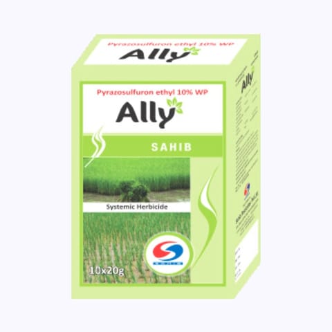 Sahib Ally Herbicide - Pyrazosulfuron Ethyl 10% WP