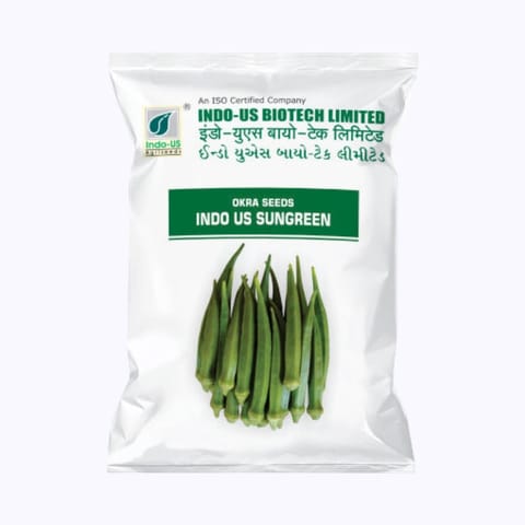 Indo-Us Sungreen Okra (Bhindi) Seeds