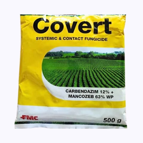 FMC Covert Fungicide - Carbendazim 12% + Mancozeb 63% WP