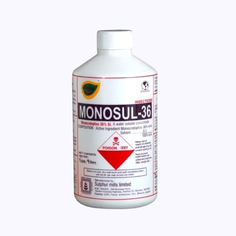 सल्फर मिल्स मोनोसुल कीटनाशक - मोनोक्रोटोफॉस36% SL