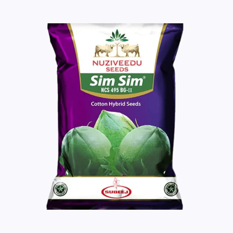 Nuziveedu Sim-Sim 495 BG II Cotton Seeds