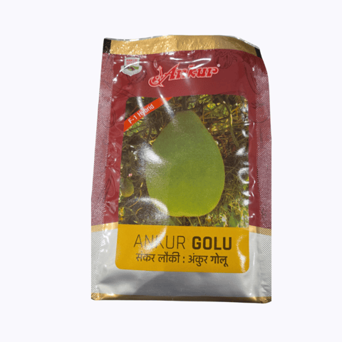 Ankur Golu F-1 Hybrid Bottle Gourd Round Seeds