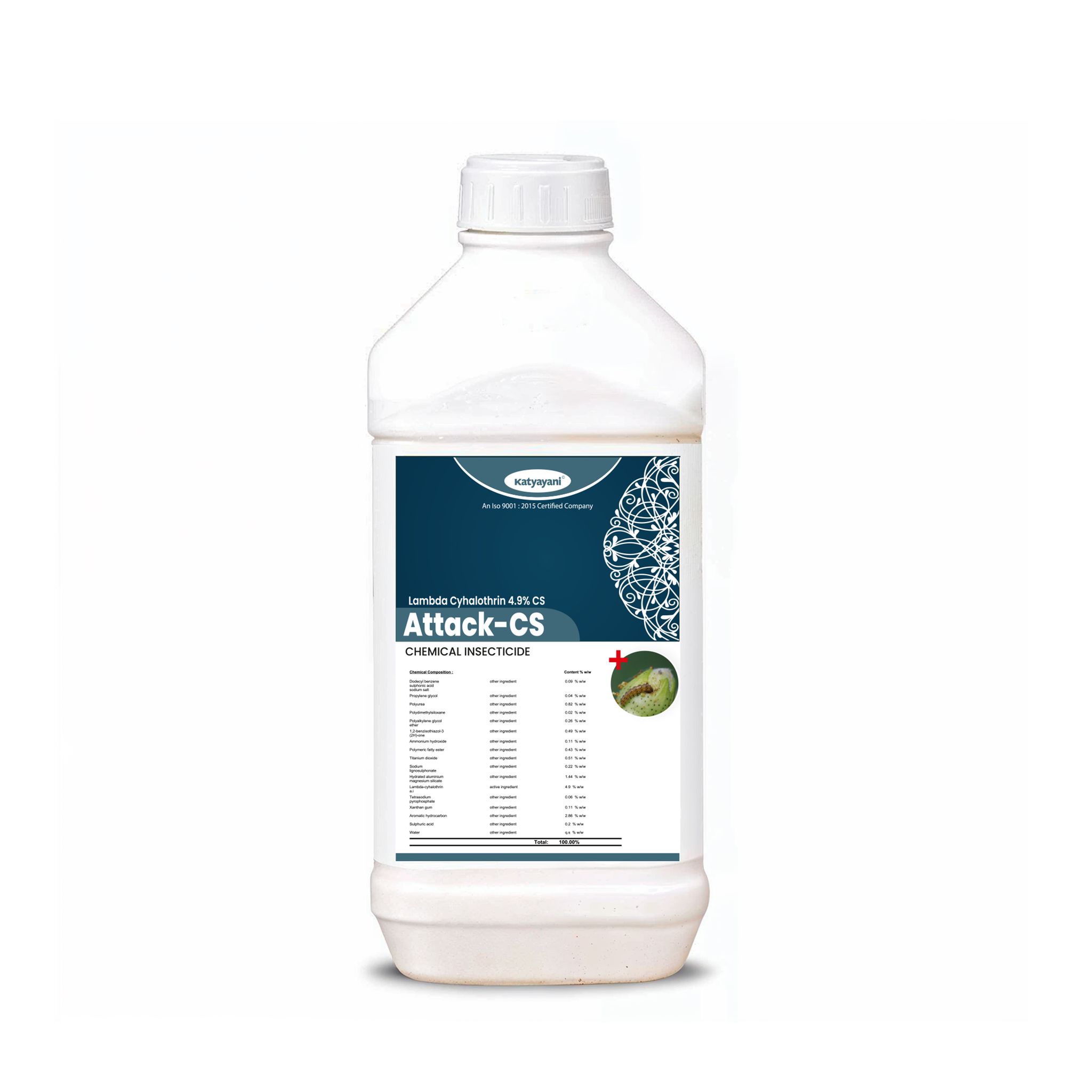 Katyayani Attack-CS Insecticide- Lambda Cyhalothrin 4.9 % CS