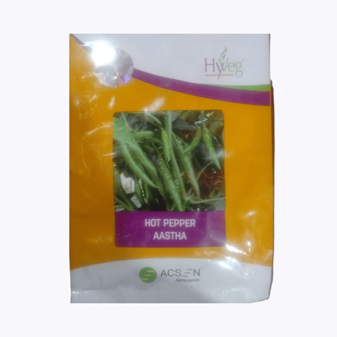 Acsen HyVeg Aastha Hot Pepper Seeds