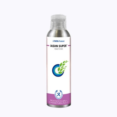 Tata Rallis Jashn Super Profenofos 40% + Cypermethrin 4% E.C Insecticides.