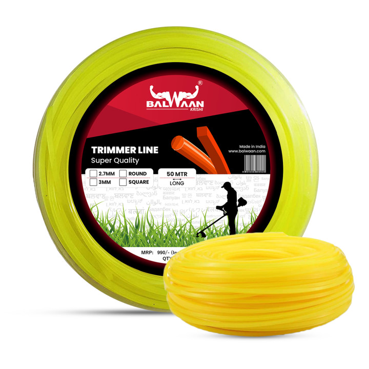 Balwaan Brush Cutter Nylon Rope Square NRS-350 Yellow – thumb