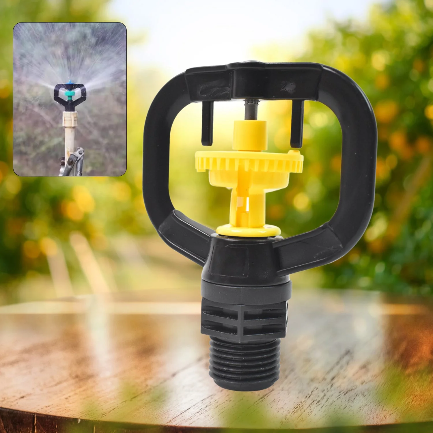 Rotating Irrigation Sprinkler Plastic Spray Nozzle