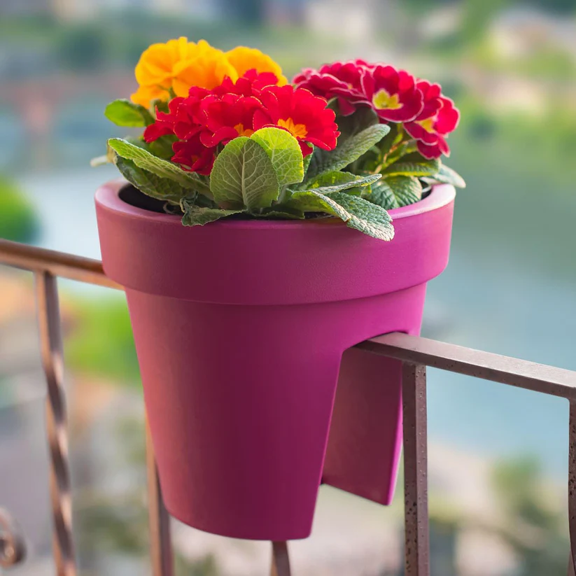 Creative Flower pot Balcony Flower Pot Holder (2 Pc) – thumb