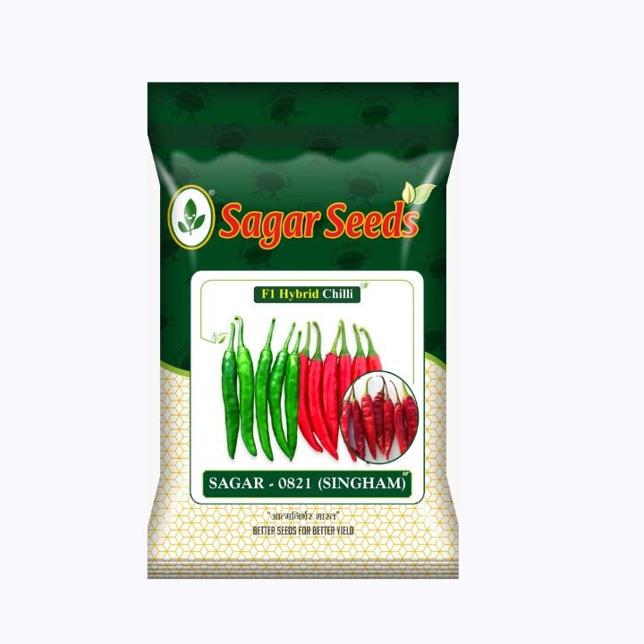 Sagar 0821 (Singham) F1 Hybrid Chilli Seeds