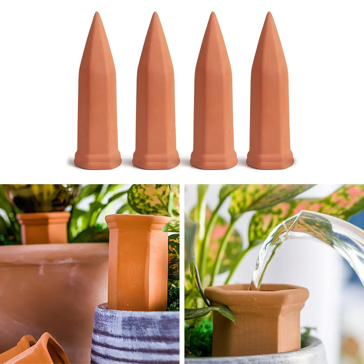 Self Plant Watering Spikes (4 Pcs Set) – thumb