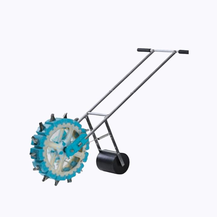 Aashna 12 Mouth SS Adjustable Hand-Push Manual Seeder