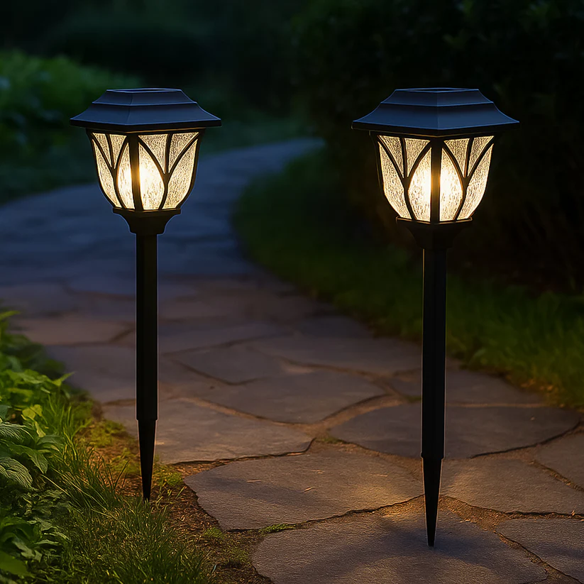Solar Pathway Lights Outdoor Garden Lights (2 Pcs Set) – thumb