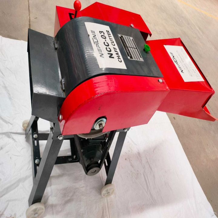 Neptune Chaff Cutter With 3HP Motor – 1000 kg/hr Capacity, 10–30 mm Cut Length