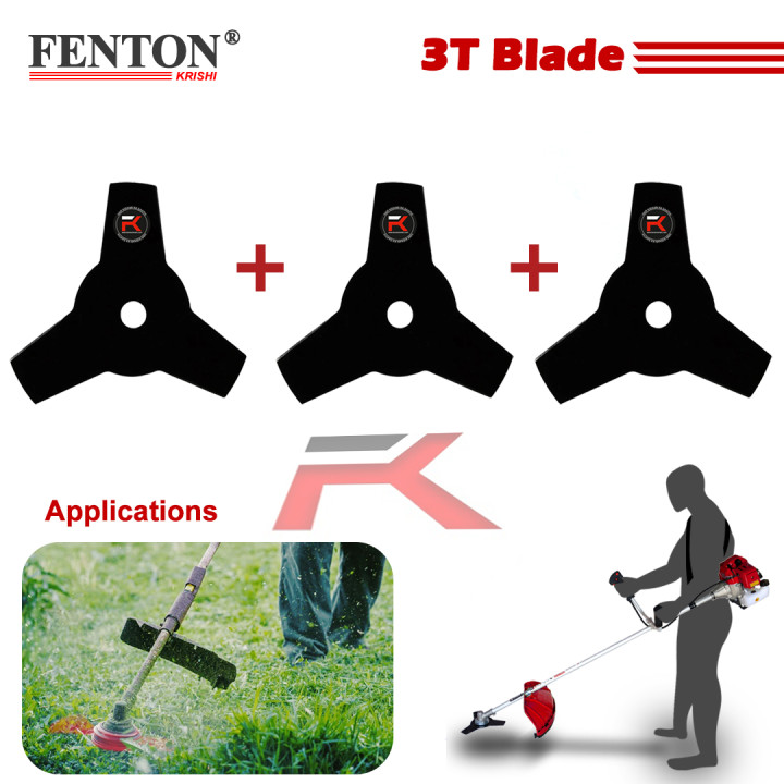 Fenton Krishi 3-Teeth Brush Cutter Blade (Pack of 3) – thumb