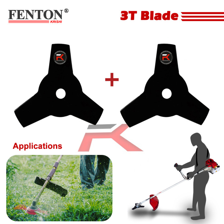Fenton Krishi 3-Teeth Brush Cutter Blade (Pack of 2) – thumb