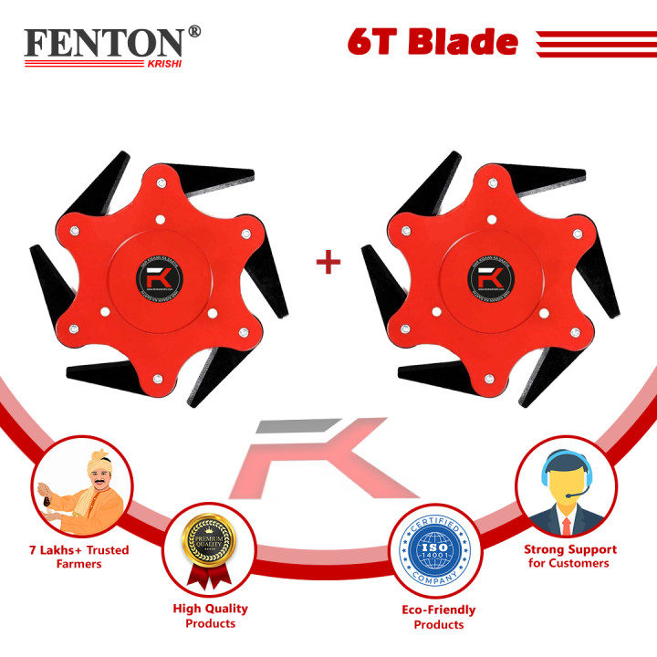 Fenton Krishi 6-Teeth Brush Cutter Blade (Pack of 2) – thumb