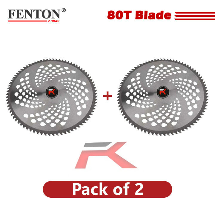 Fenton Krishi 80-Teeth Brush Cutter Blade (Pack of 2) – thumb