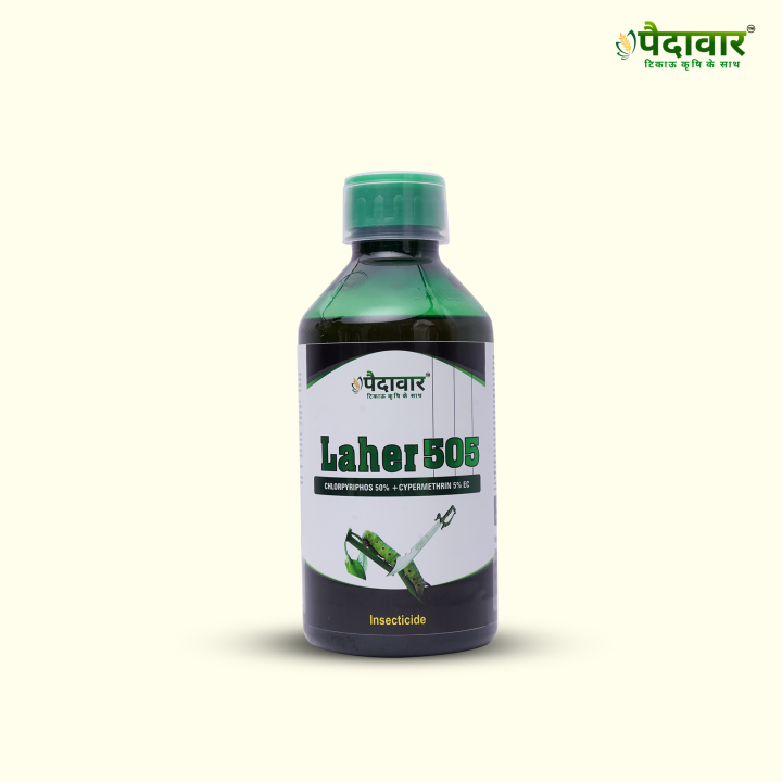 Paidavaar Laher 505 Chlorpyriphos 50% + Cypermethrin 5% EC Insecticide