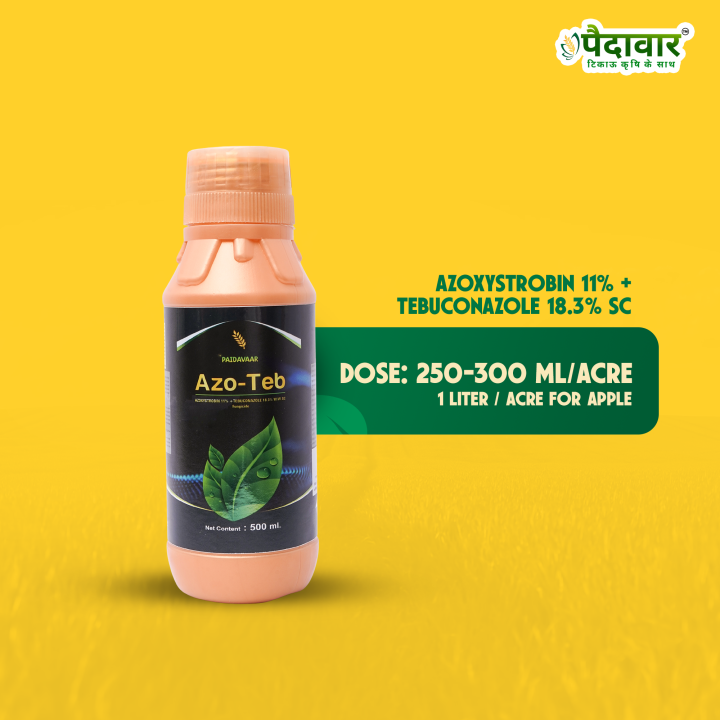 Paidavaar Azo-Teb Azoxystrobin 11% + Tebuconazole 18.3% SC Fungicide – thumb