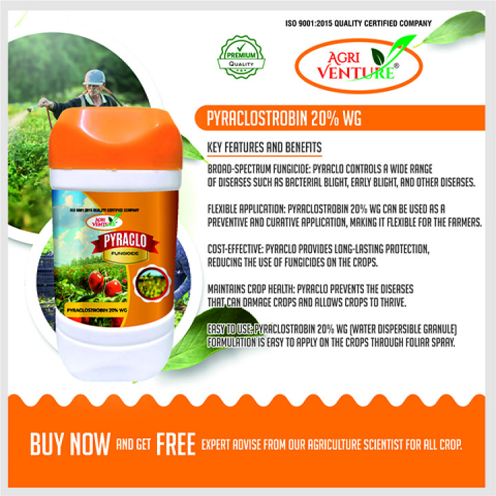 AgriVenture Pyraclo Pyraclostrobin 20% WG Fungicide – thumb