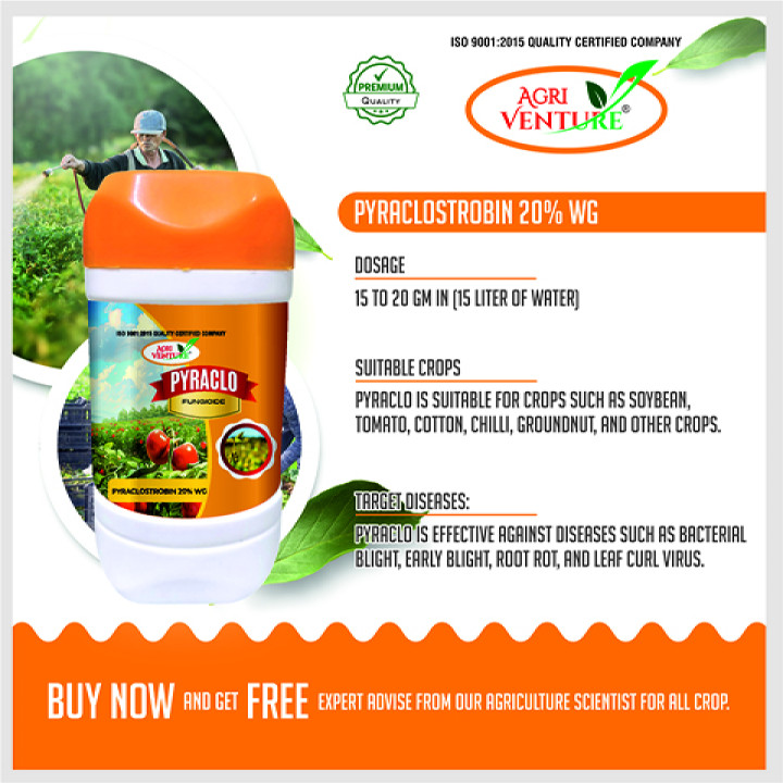 AgriVenture Pyraclo Pyraclostrobin 20% WG Fungicide – thumb
