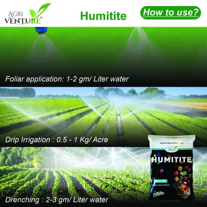 AgriVenture Humitite Super Potassium Humate 98% Flakes Plant Growth Regulator – thumb