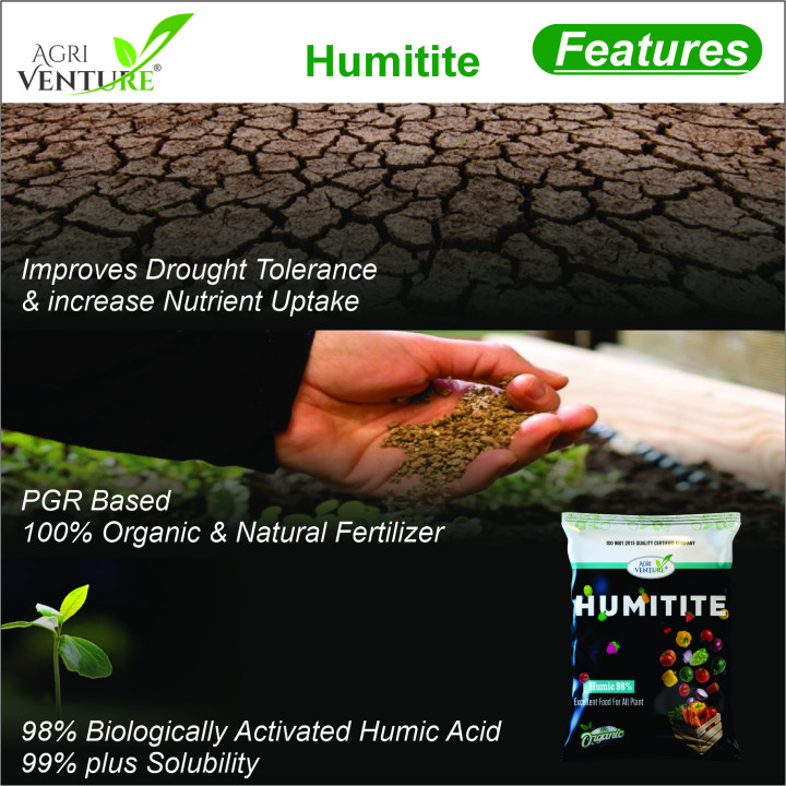 AgriVenture Humitite Super Potassium Humate 98% Flakes Plant Growth Regulator – thumb