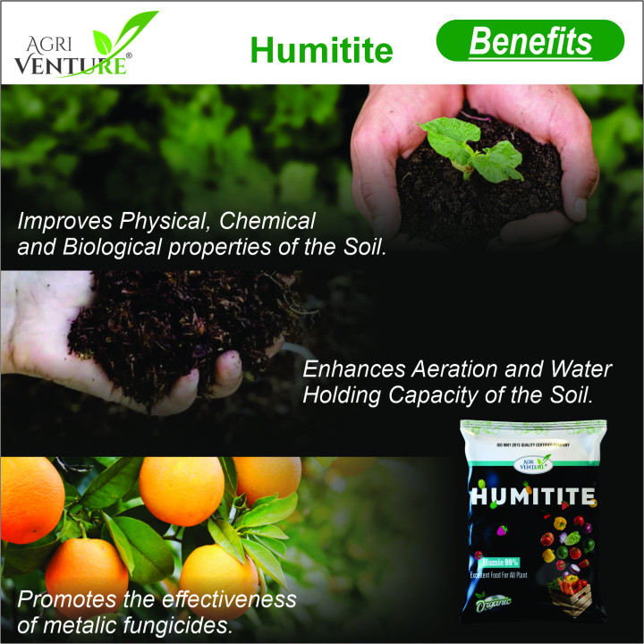 AgriVenture Humitite Super Potassium Humate 98% Flakes Plant Growth Regulator – thumb