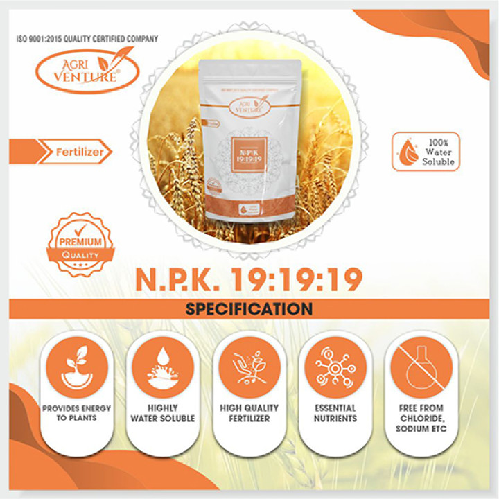 AgriVenture NPK 19:19:19 Water Soluble Fertilizer – thumb