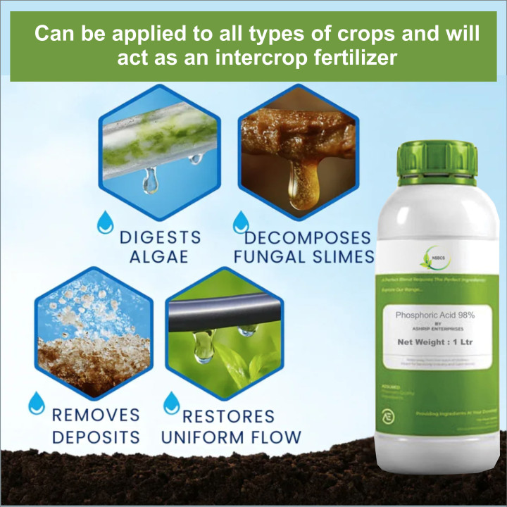 NSBCS Phosphoric Acid 98% Drip Irrigation Pipe Cleaning Solution Liquid – thumb