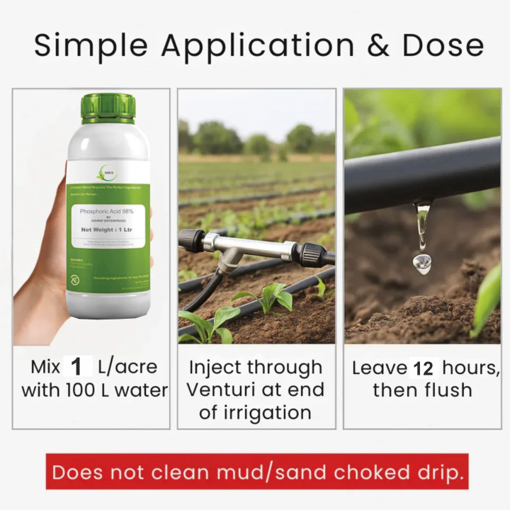 NSBCS Phosphoric Acid 98% Drip Irrigation Pipe Cleaning Solution Liquid – thumb