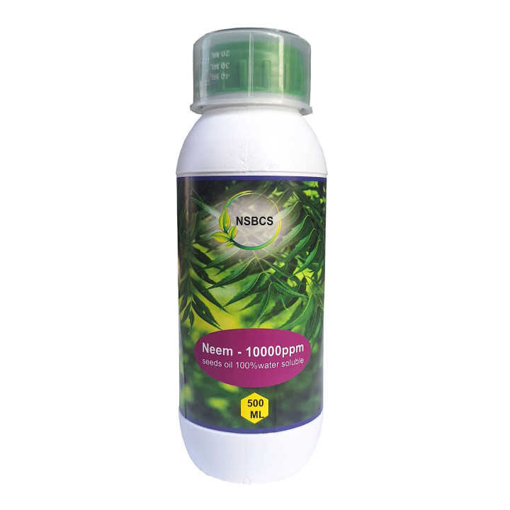 10000 PPM Water Soluble Neem Oil 1 Liter for Organic Crop Protection