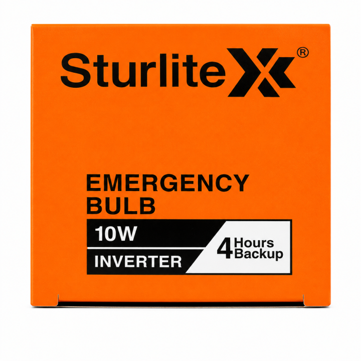 Sturlite Rechargeable Emergency Inverter LED Bulb B22 10W