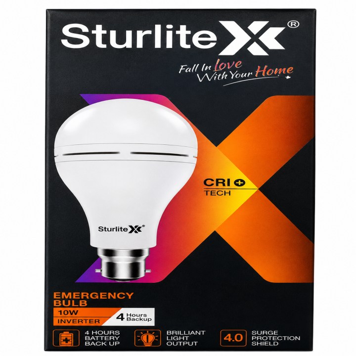 Sturlite Rechargeable Emergency Inverter LED Bulb B22 10W – thumb