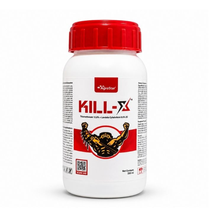 AgroStar Kill-X Thiamethoxam 12.6% + Lambda Cyhalothrin 9.5% ZC Insecticide