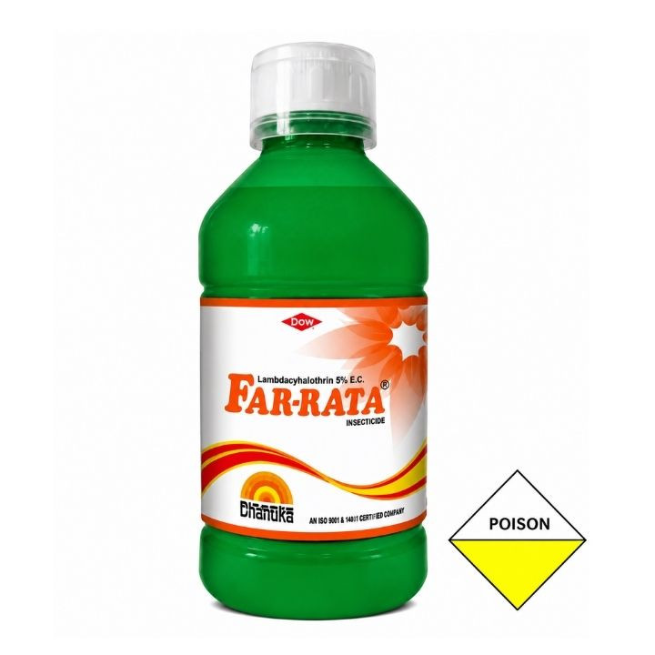 Dhanuka Farrata Lambda Cyhalothrin 5% EC Insecticide