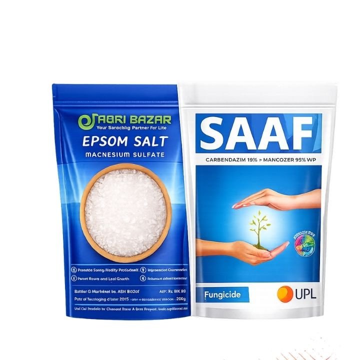 Agri Bazar UPL Saaf Fungicide 100g + Epsom Salt 250g Combo Pack