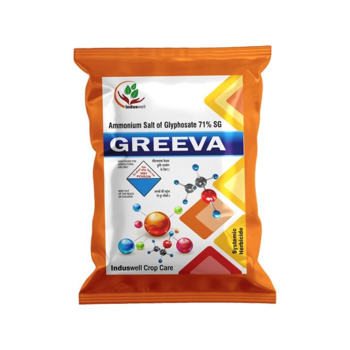 Induswell Greeva Herbicide - Ammonium Salt of Glyphosate 71% SG Systemic